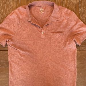 Men’s J.Crew Stretch Pique Polo, large